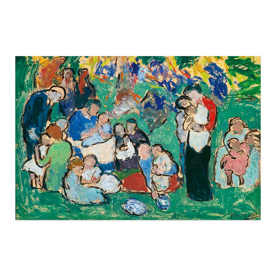 Enfants dans le jardin du Luxembourg by Pablo Picasso