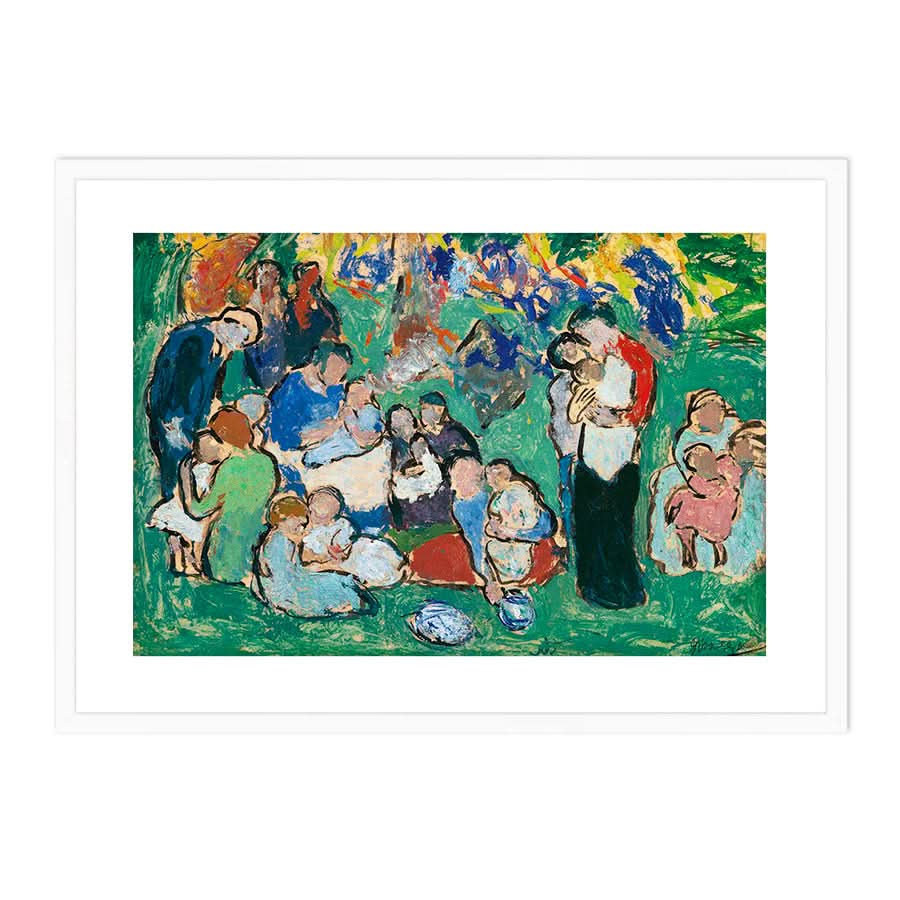Enfants dans le jardin du Luxembourg by Pablo Picasso