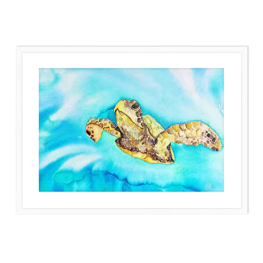Green Sea Turtle by Mia McLean