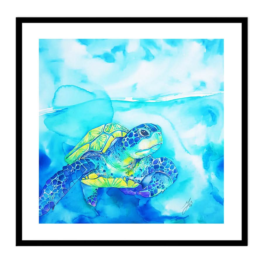 Turquoise Turtle by Mia McLean