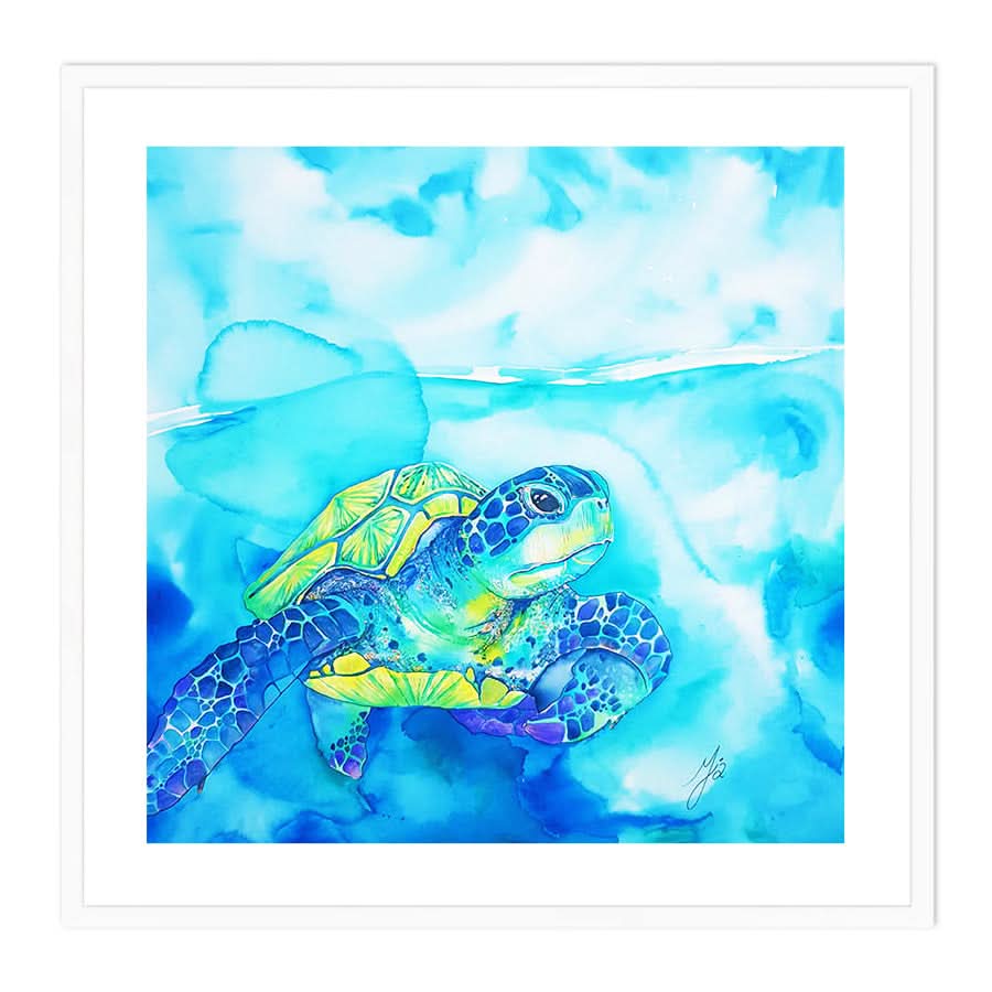 Turquoise Turtle by Mia McLean
