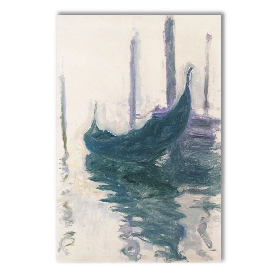 Gondola in Venice, 1908 by Claude Monet