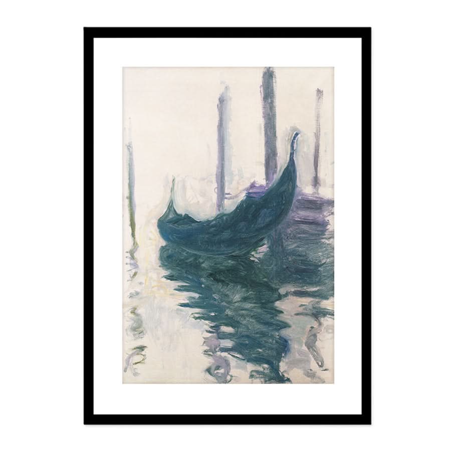 Gondola in Venice, 1908 by Claude Monet