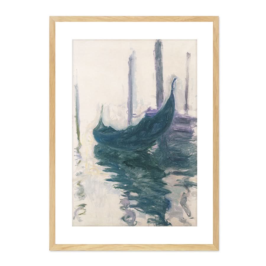 Gondola in Venice, 1908 by Claude Monet