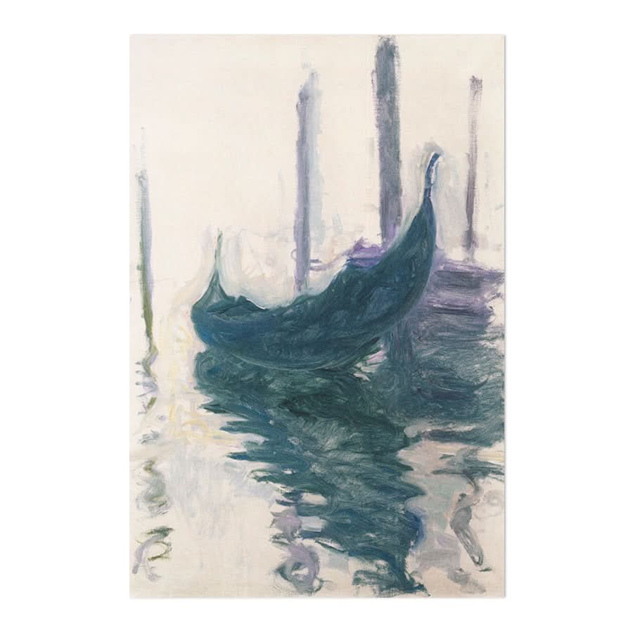 Gondola in Venice, 1908 by Claude Monet