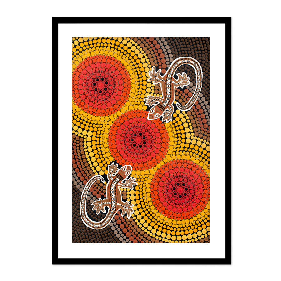 Gugaa Yarrudhangidyal (Goanna Dreaming) by Shayne Hill