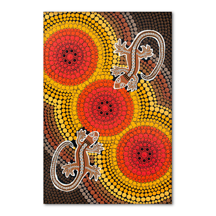 Gugaa Yarrudhangidyal (Goanna Dreaming) by Shayne Hill