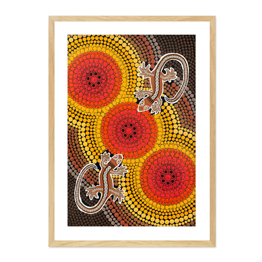 Gugaa Yarrudhangidyal (Goanna Dreaming) by Shayne Hill