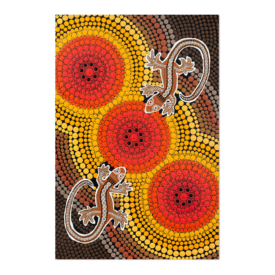 Gugaa Yarrudhangidyal (Goanna Dreaming) by Shayne Hill