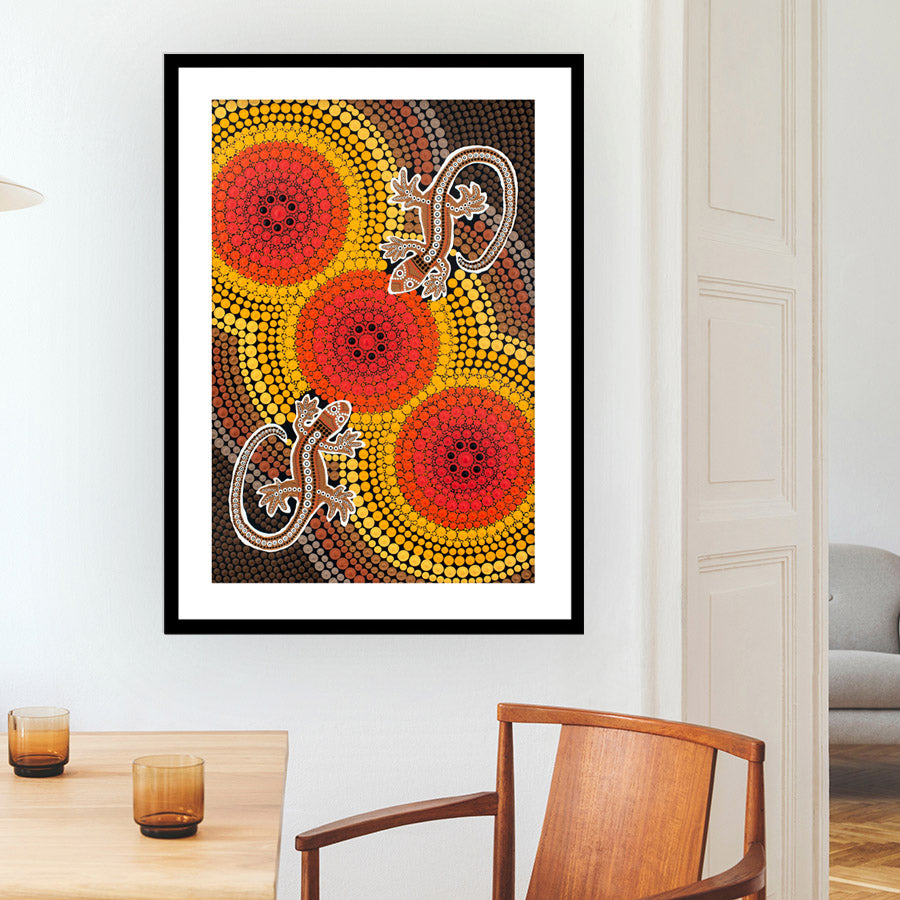 Gugaa Yarrudhangidyal (Goanna Dreaming) by Shayne Hill