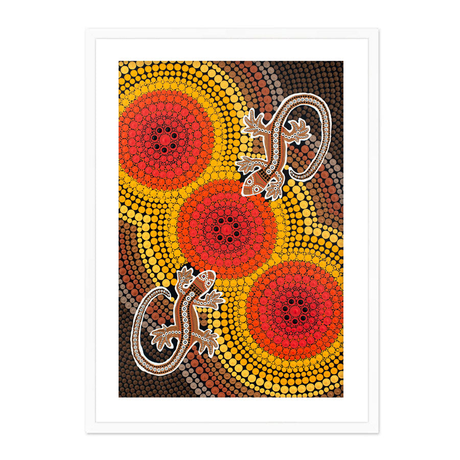 Gugaa Yarrudhangidyal (Goanna Dreaming) by Shayne Hill