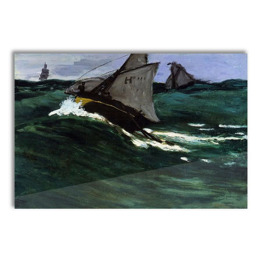 The Green Wave by Claude Monet