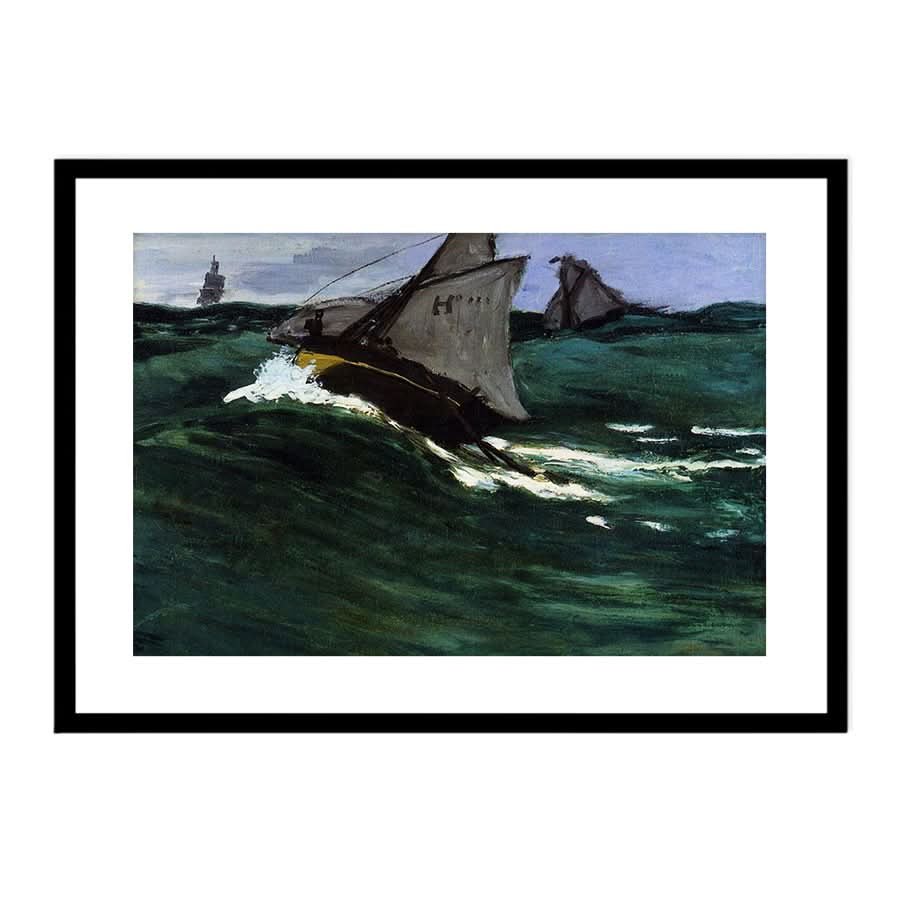 The Green Wave by Claude Monet