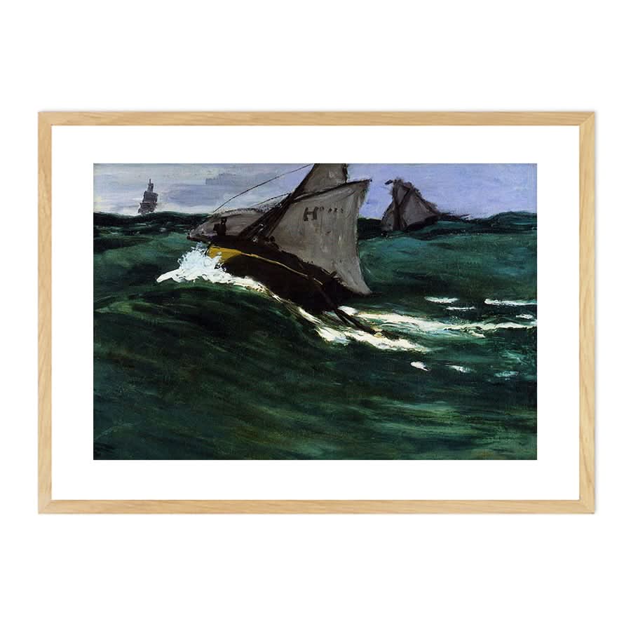 The Green Wave by Claude Monet