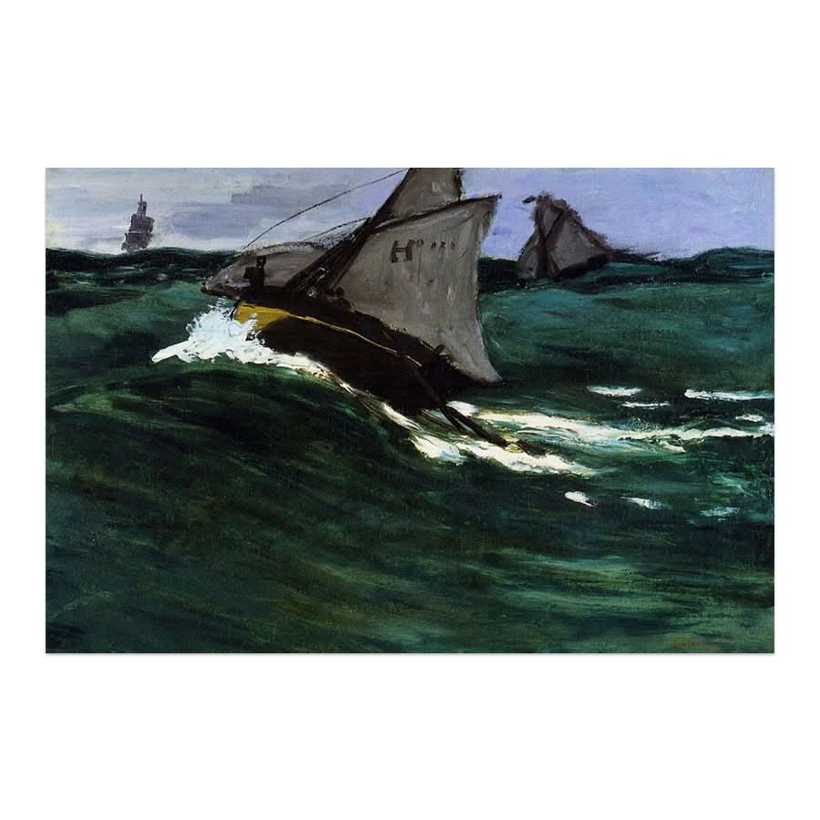 The Green Wave by Claude Monet