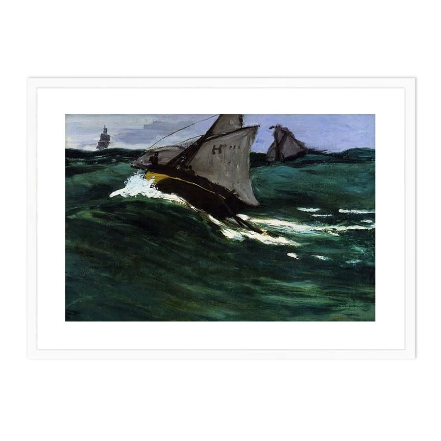 The Green Wave by Claude Monet