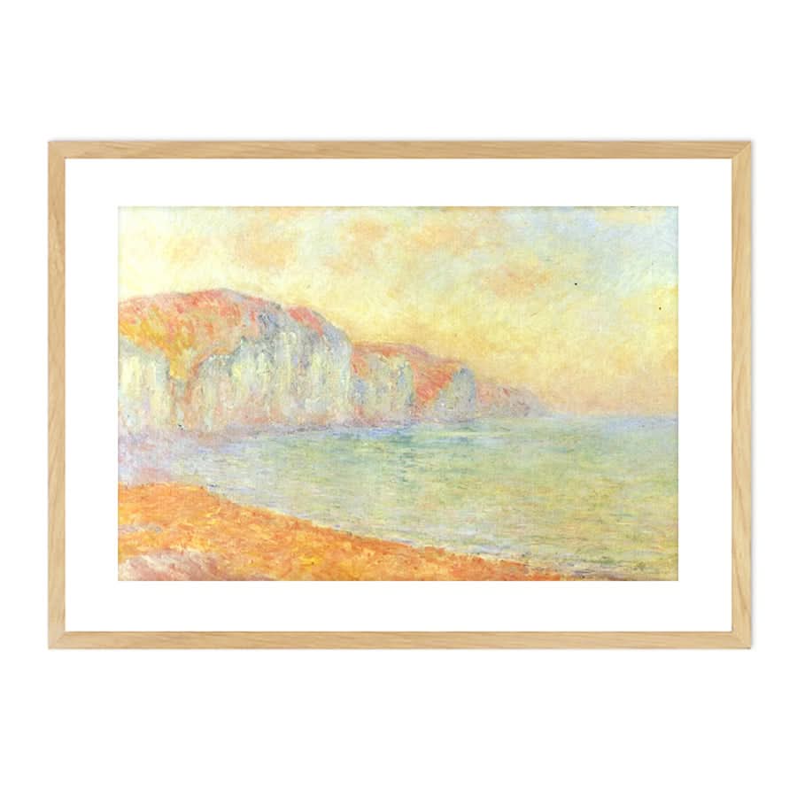 Cliffs at Pourville by Claude Monet