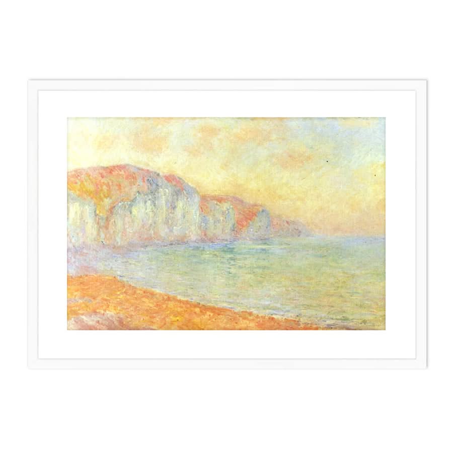 Cliffs at Pourville by Claude Monet