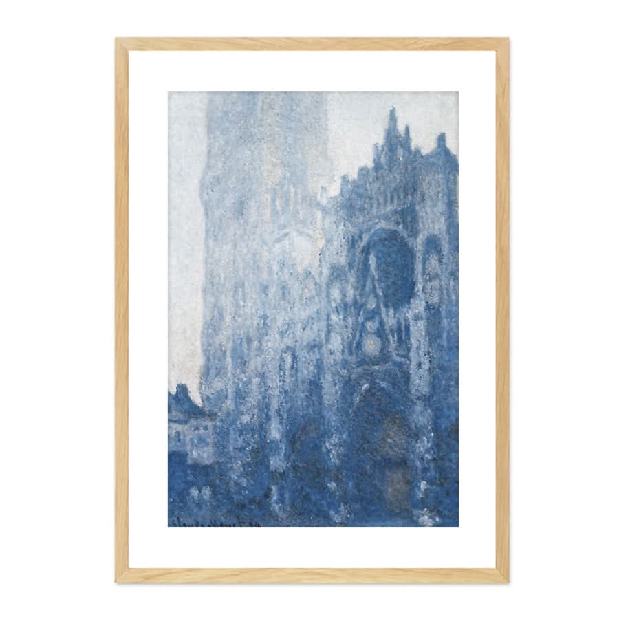 The Cathedral of Rouen, Portal and Albanturm in the Dämmerung by Claude Monet