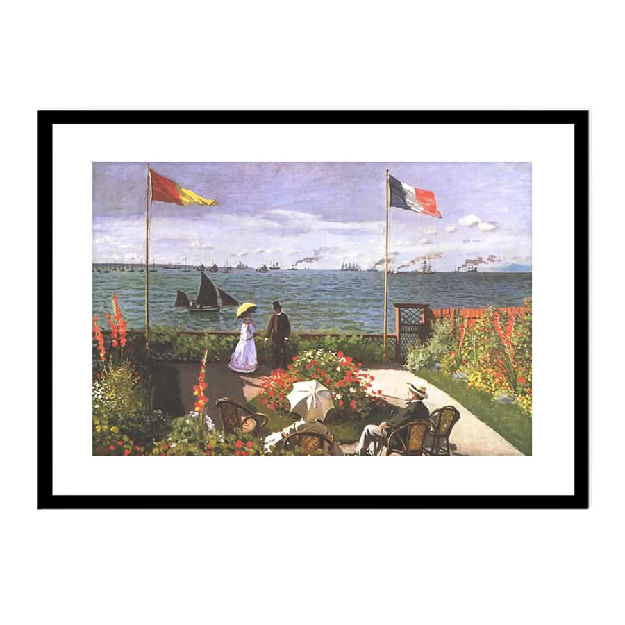 Garden at Sainte-Adresse by Claude Monet