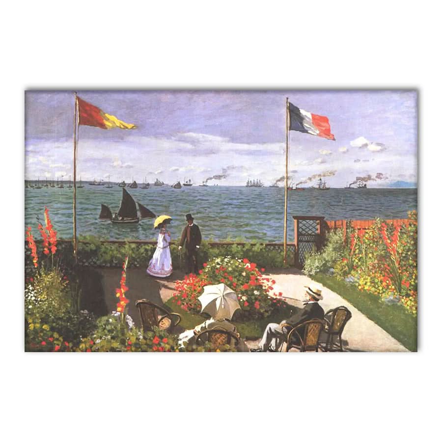 Garden at Sainte-Adresse by Claude Monet