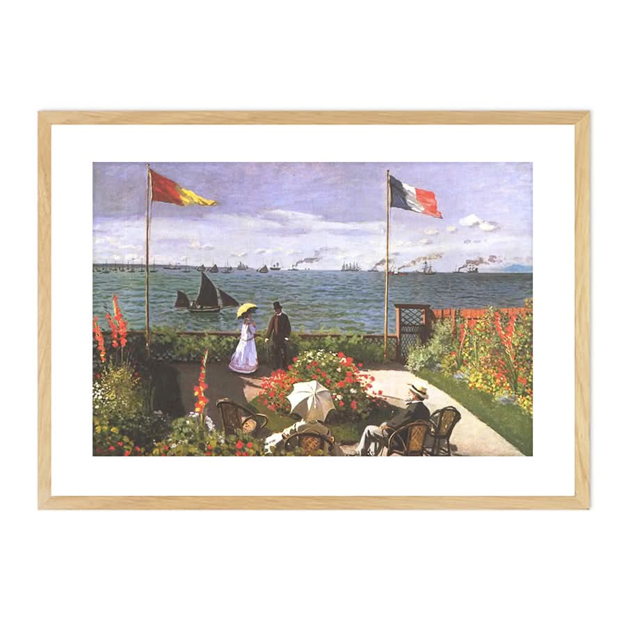 Garden at Sainte-Adresse by Claude Monet