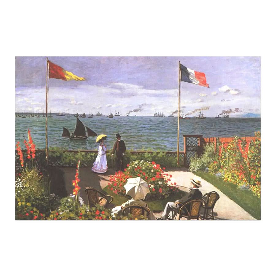 Garden at Sainte-Adresse by Claude Monet