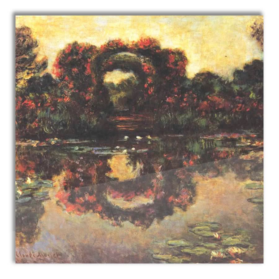 Flowering Arches, Giverny by Claude Monet