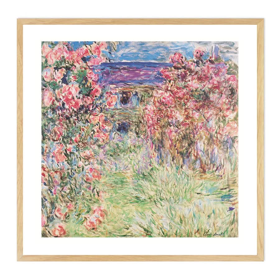 The House Among the Roses by Claude Monet
