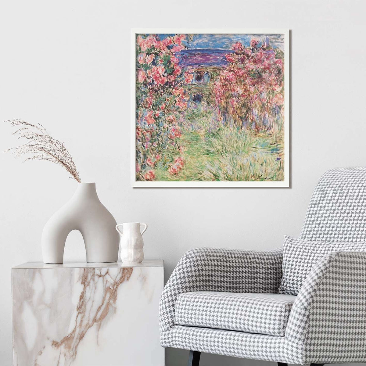 The House Among the Roses by Claude Monet