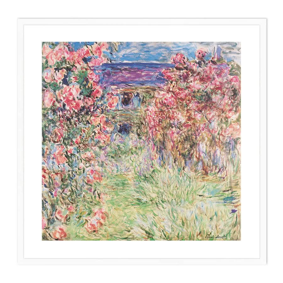 The House Among the Roses by Claude Monet