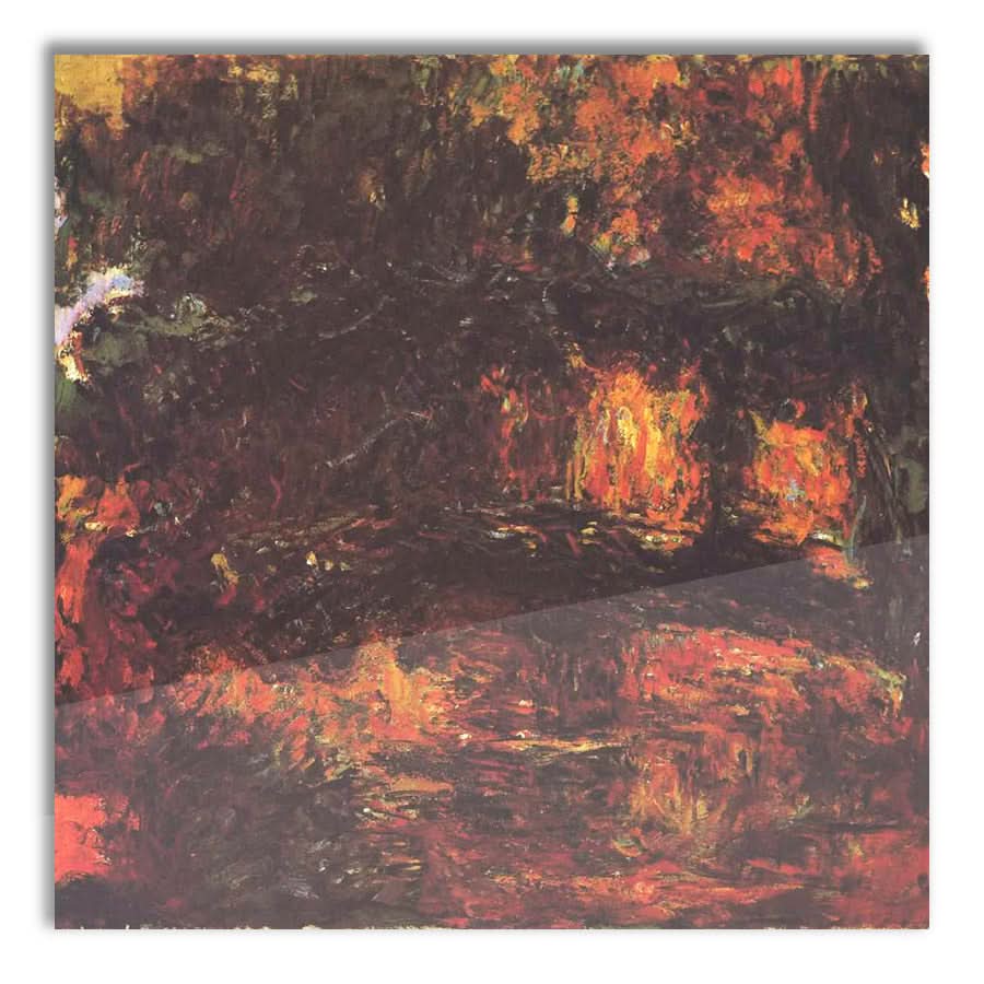 The Japanese Foot Bridge by Claude Monet