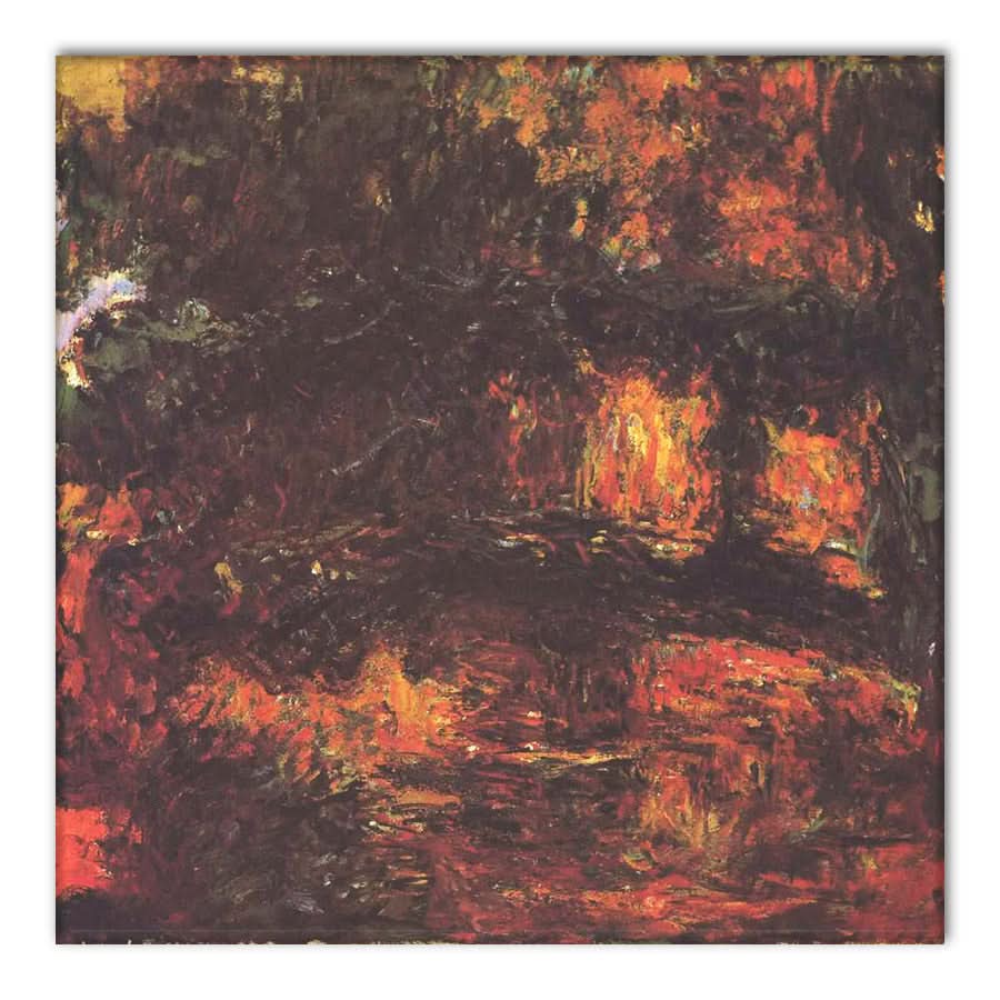 The Japanese Foot Bridge by Claude Monet