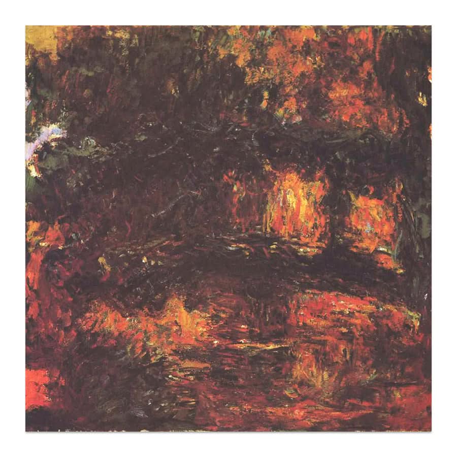 The Japanese Foot Bridge by Claude Monet