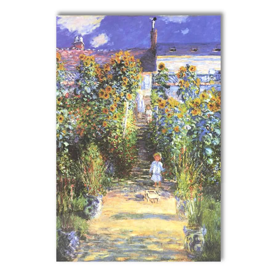 Garden of the Artist at Vetheuil by Claude Monet