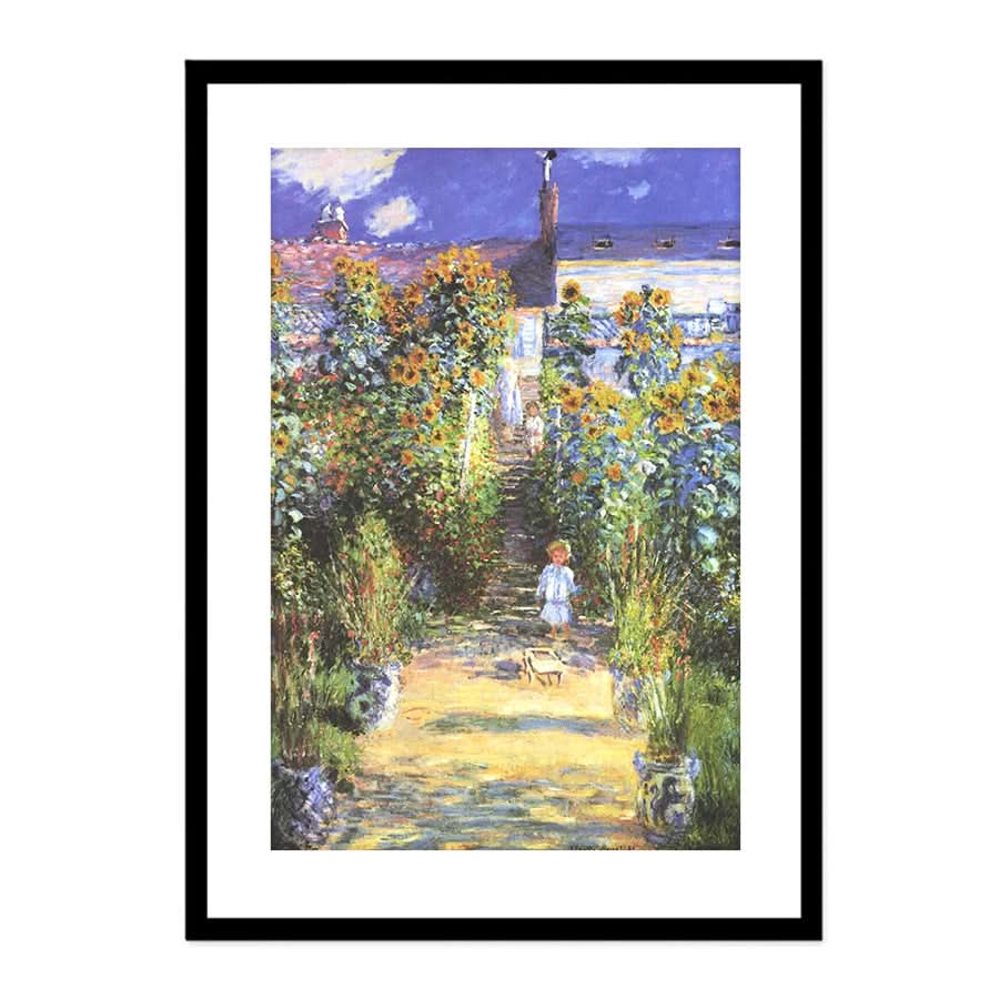 Garden of the Artist at Vetheuil by Claude Monet