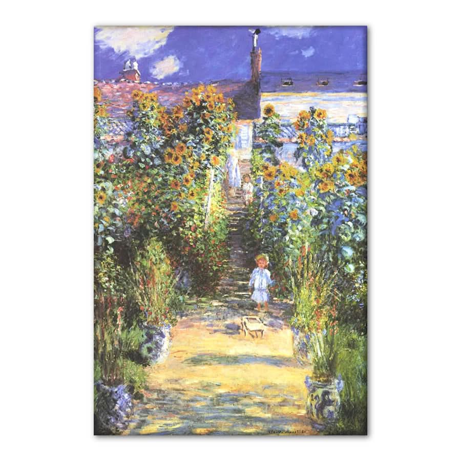 Garden of the Artist at Vetheuil by Claude Monet