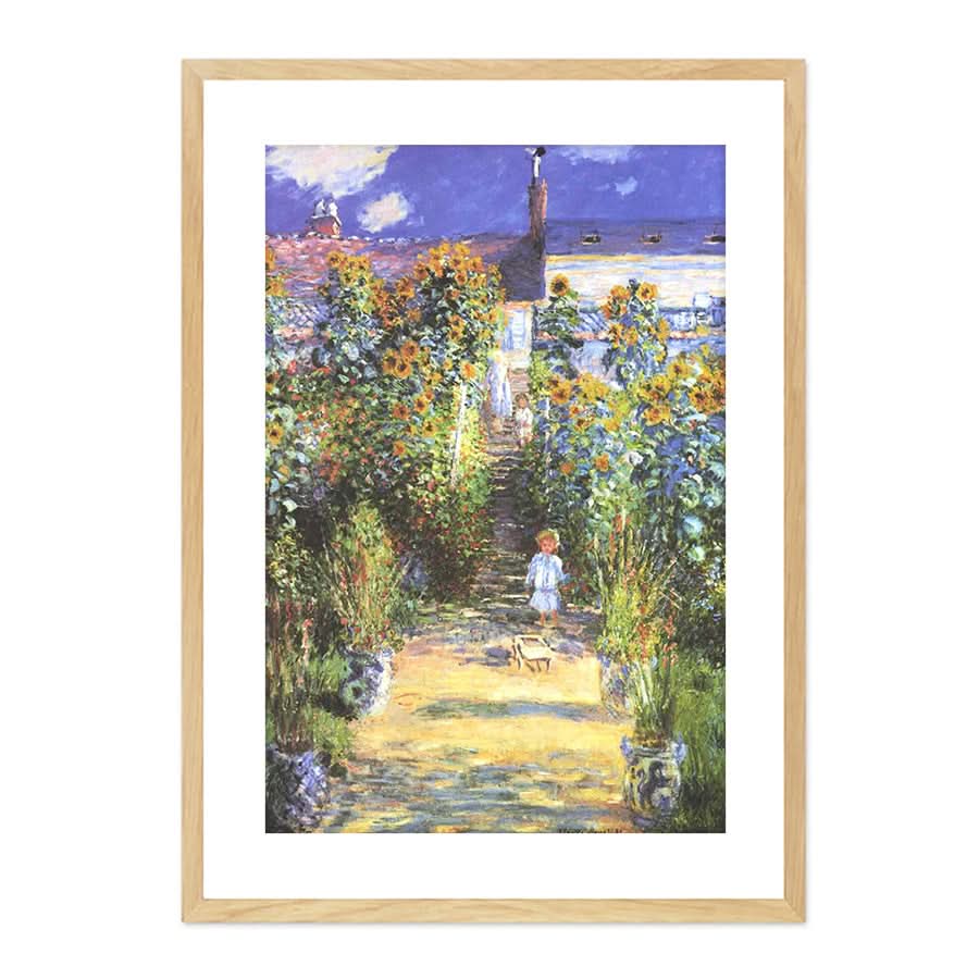 Garden of the Artist at Vetheuil by Claude Monet