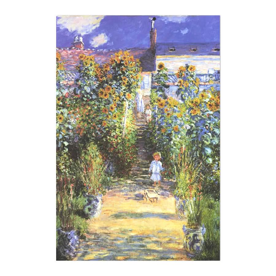 Garden of the Artist at Vetheuil by Claude Monet