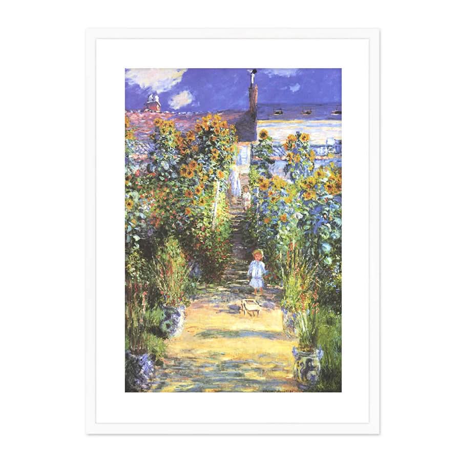 Garden of the Artist at Vetheuil by Claude Monet