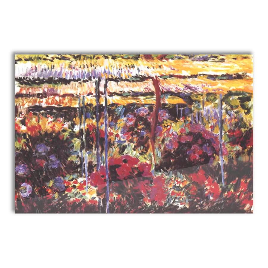 Garden in Giverny by Claude Monet