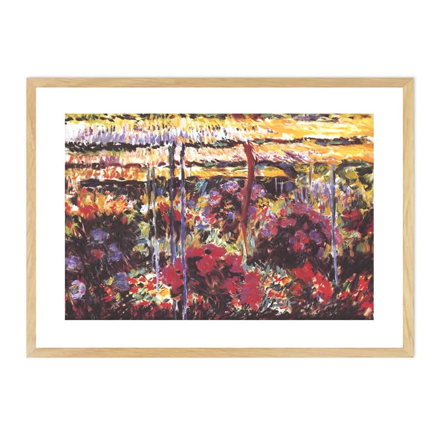 Garden in Giverny by Claude Monet