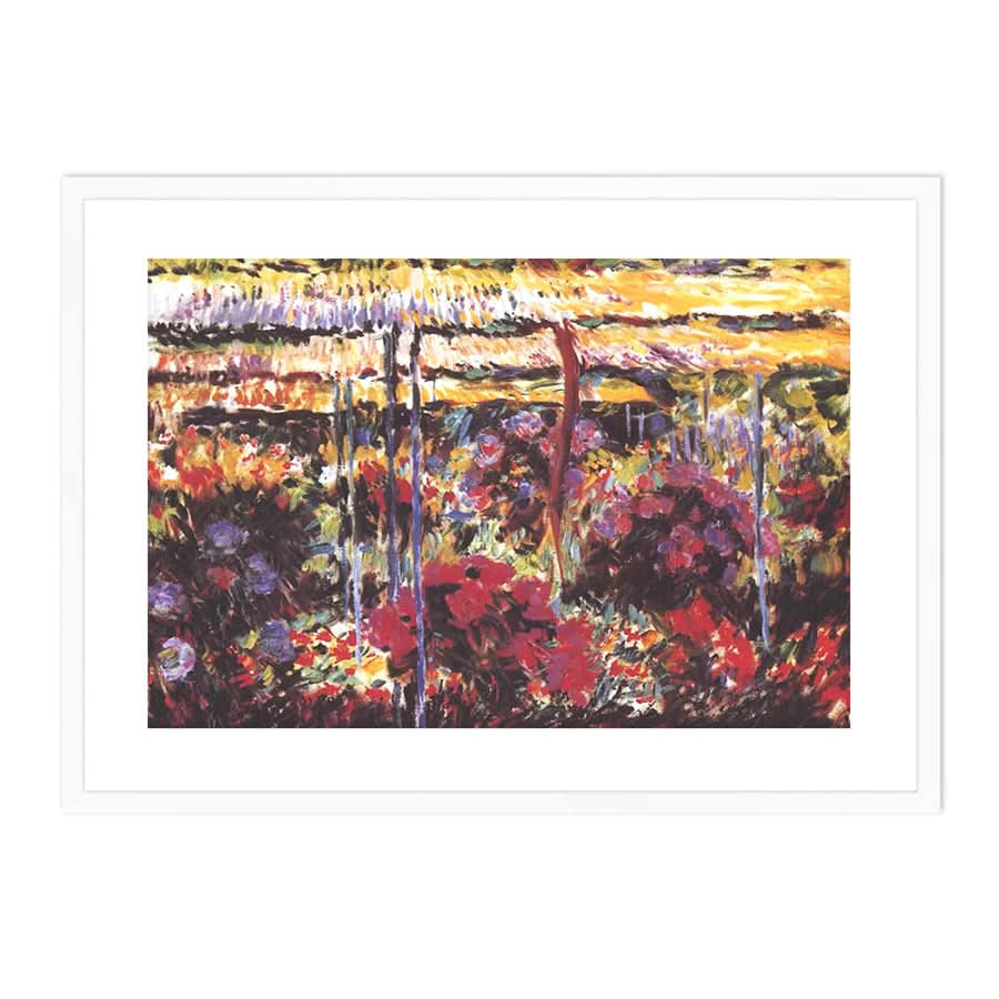 Garden in Giverny by Claude Monet
