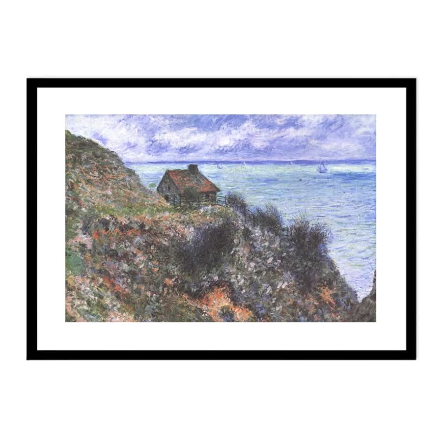 Fisherman Hut, Cloudy Weather by Claude Monet