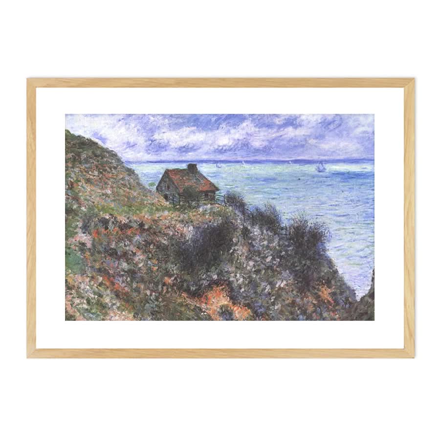 Fisherman Hut, Cloudy Weather by Claude Monet