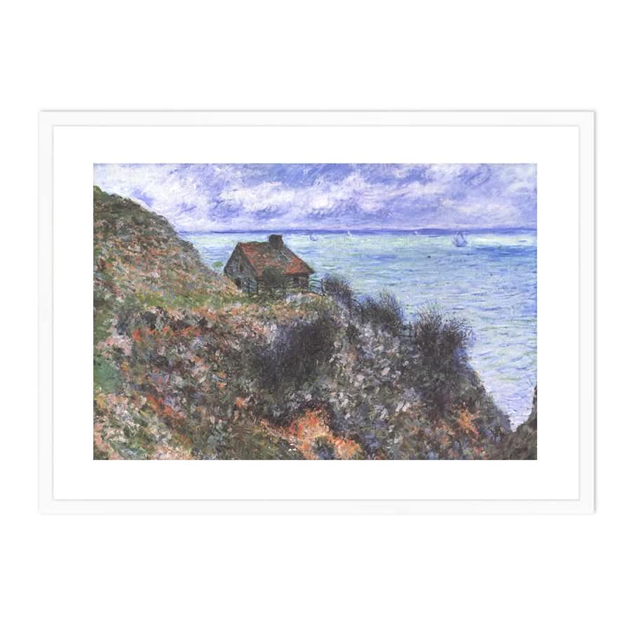 Fisherman Hut, Cloudy Weather by Claude Monet