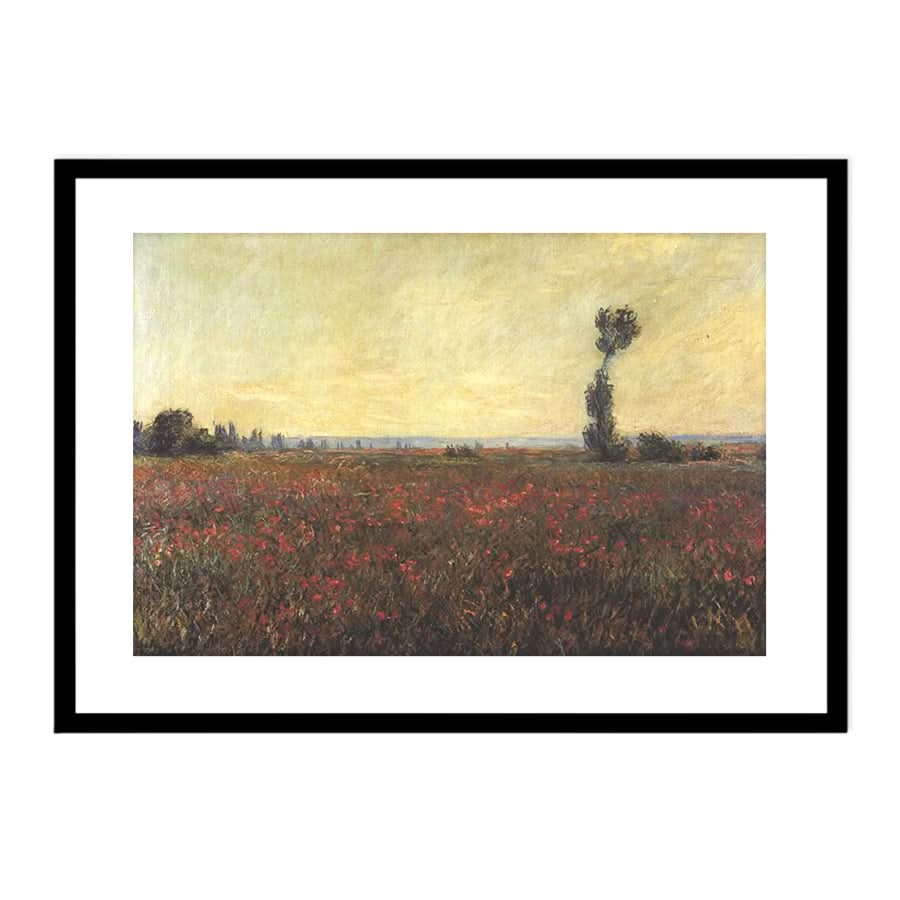 Poppy Field by Claude Monet
