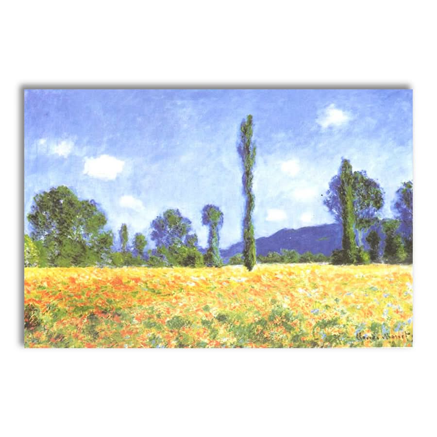 Poppy Field by Claude Monet