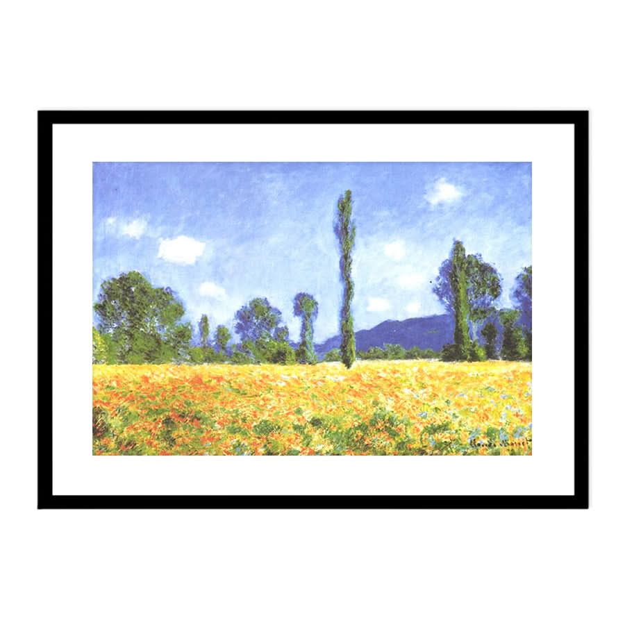 Poppy Field by Claude Monet