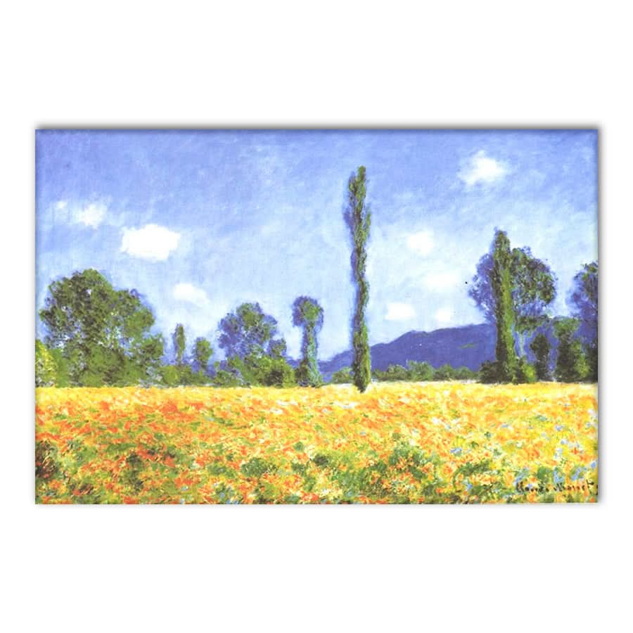 Poppy Field by Claude Monet